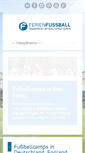 Mobile Screenshot of ferienfussball.de